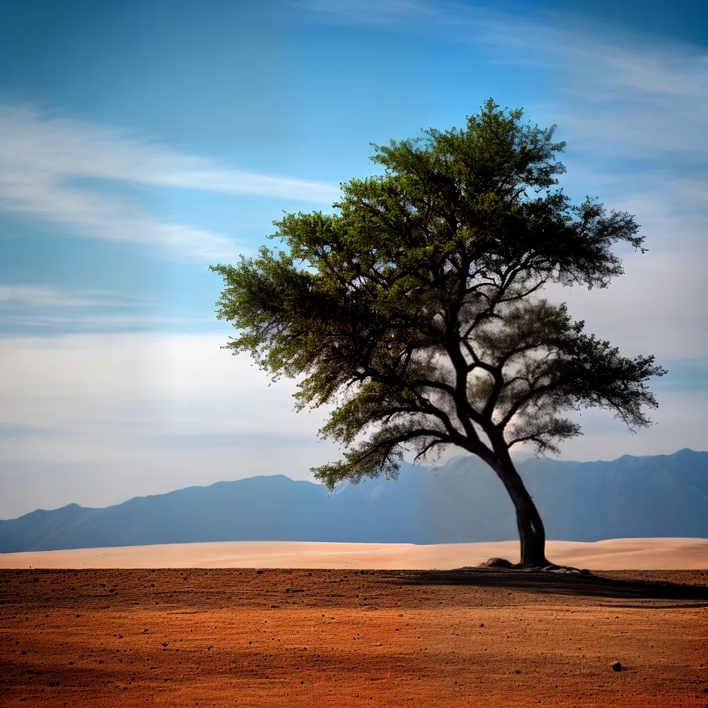 arvore solitaria resiliencia adversidade