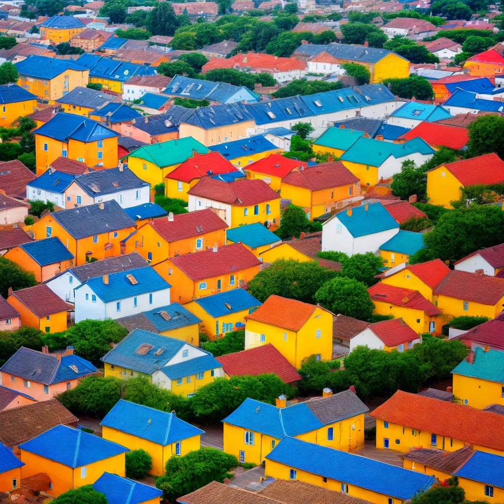 pintura casas gradiente arquitetura