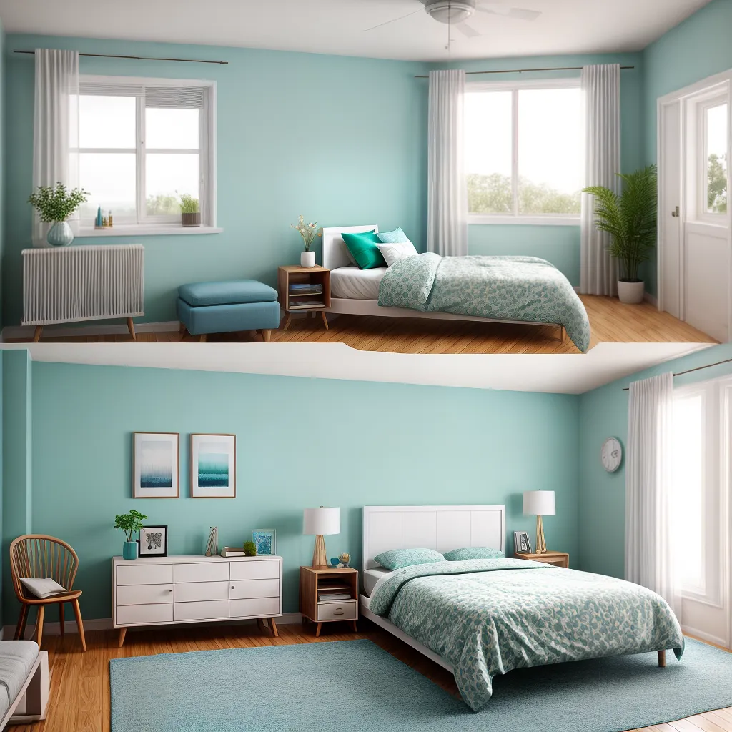 quarto sereno pastel relaxamento 2