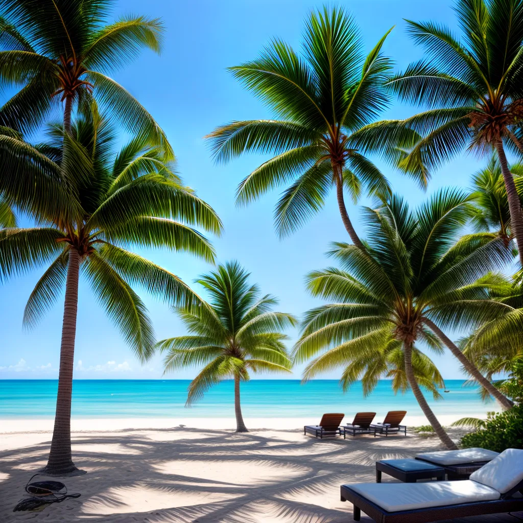praia tropical palmeiras smartphone bossa nova