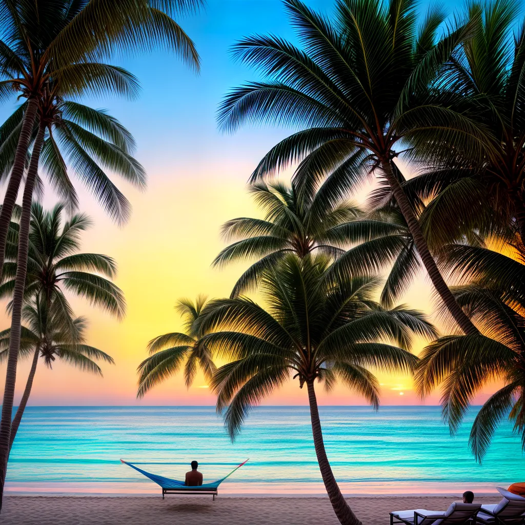 praia tropical palmeiras hammock bossa nova