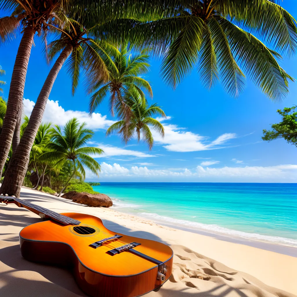 guitarra praia palmeiras bossa nova