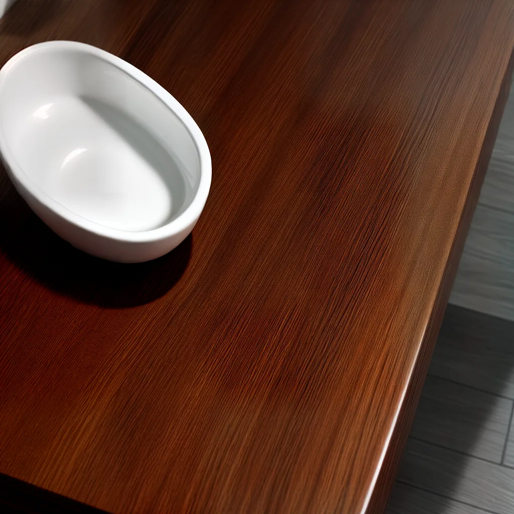 lavatorio madeira walnut sofisticado