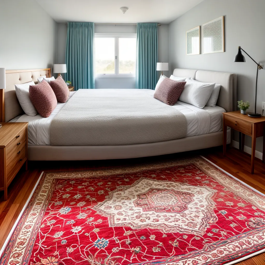 quarto acocho rug estampa colorida