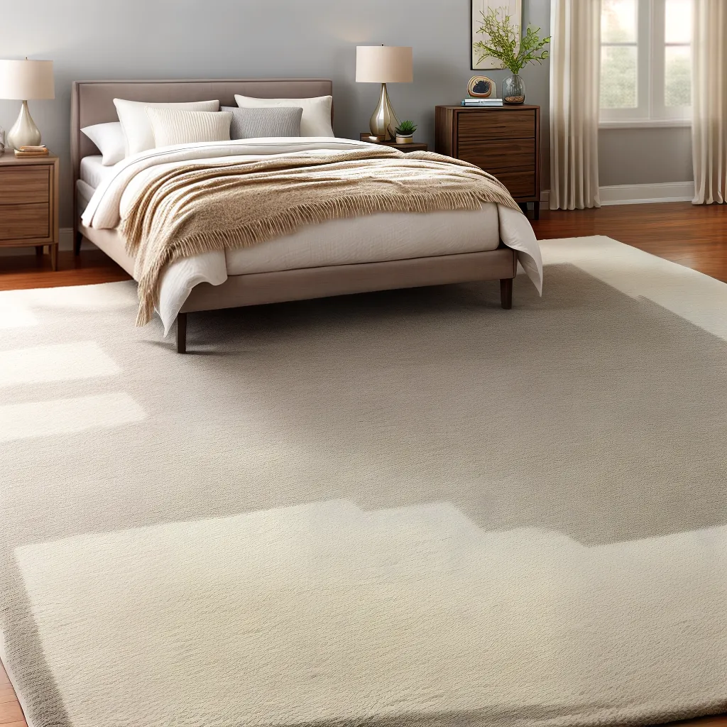 quarto aconchegante tapete creme 3