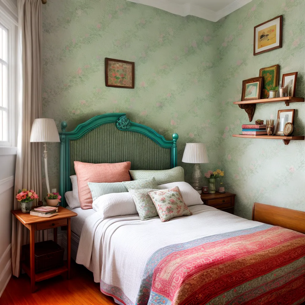 quarto vintage retro decoracao aconchegante