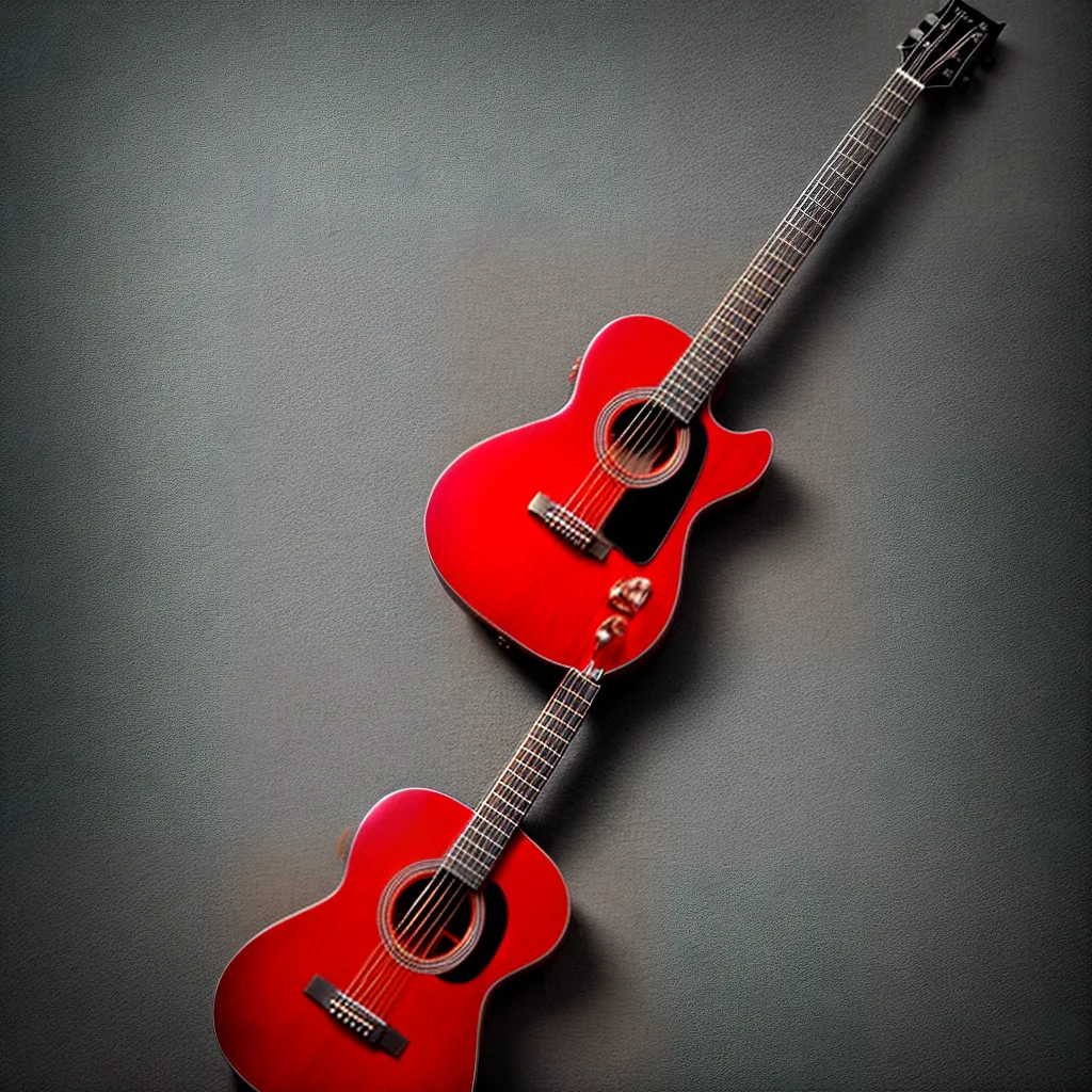 guitarra flamenco rosas palmeira