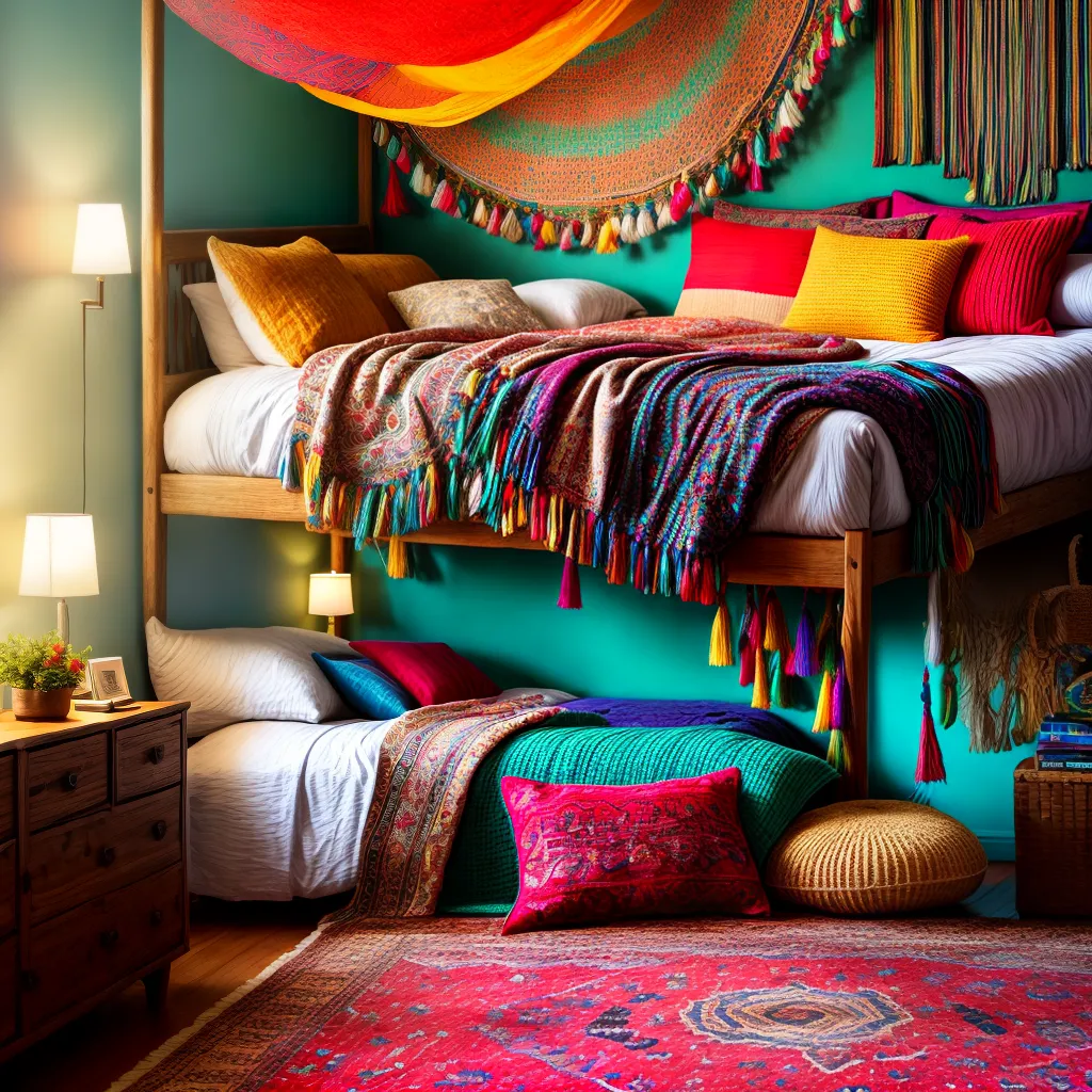 quarto boemio cores