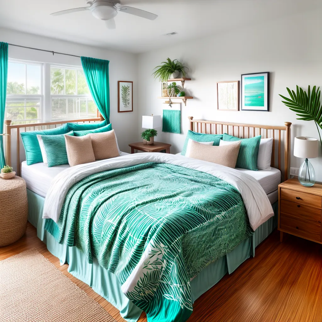 quarto tropical ambiente