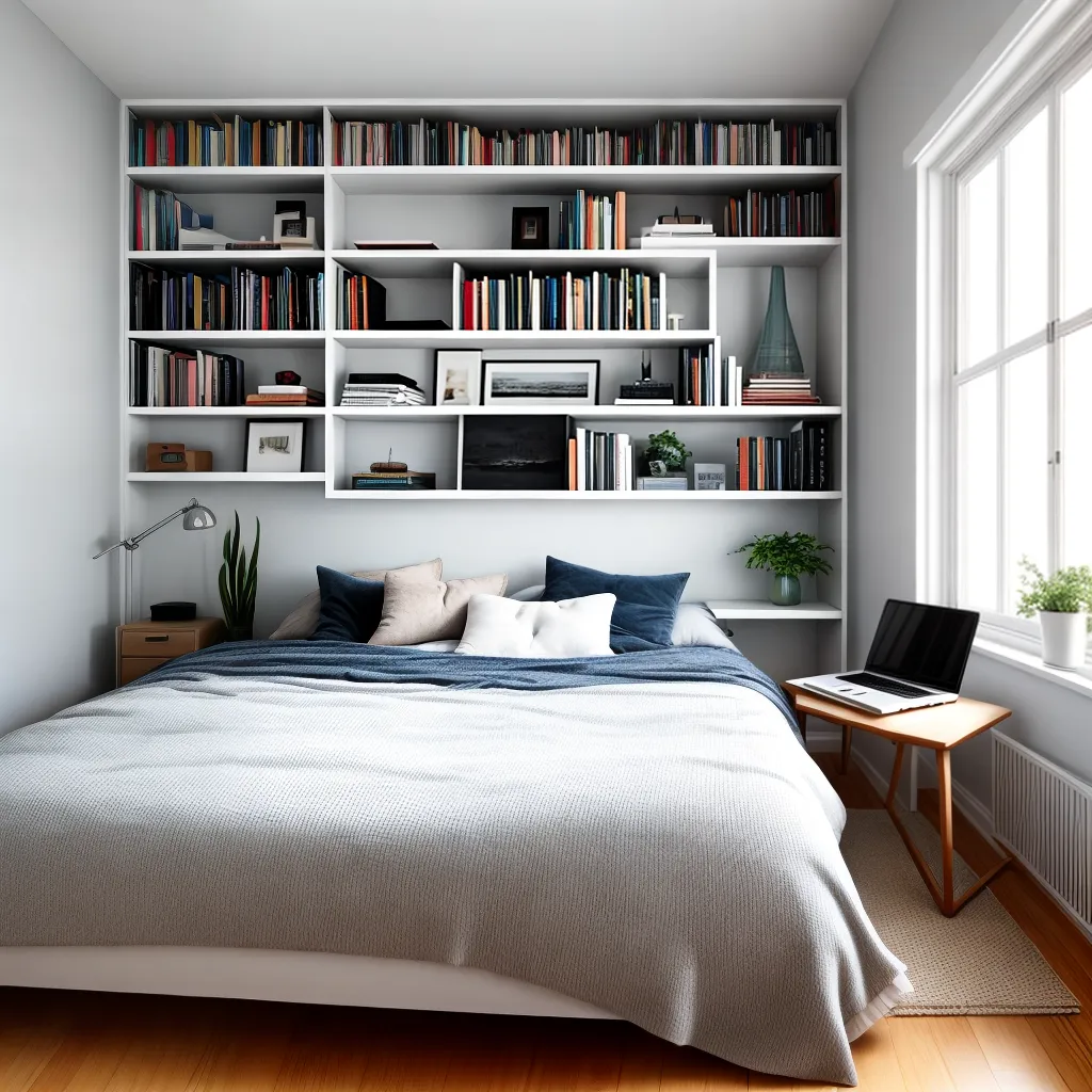 quarto minimalista organizado tranquilo