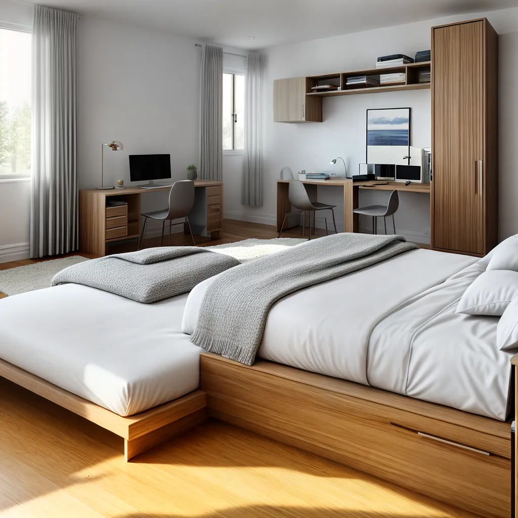 quarto minimalista organizado paz