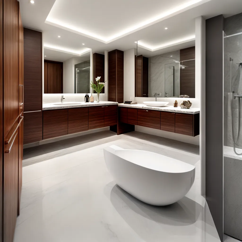 lavabo luxuoso marmore moderno
