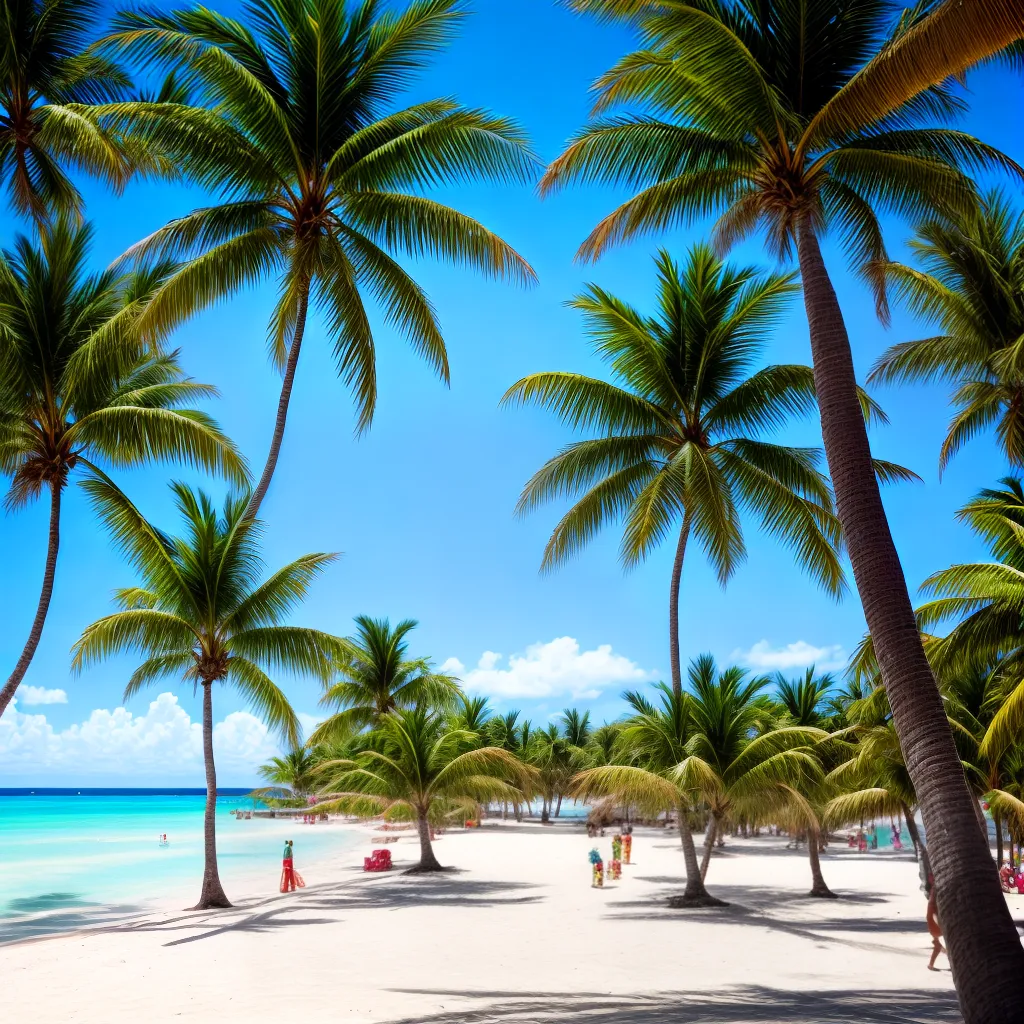 praia tropical palmeiras axe carnaval