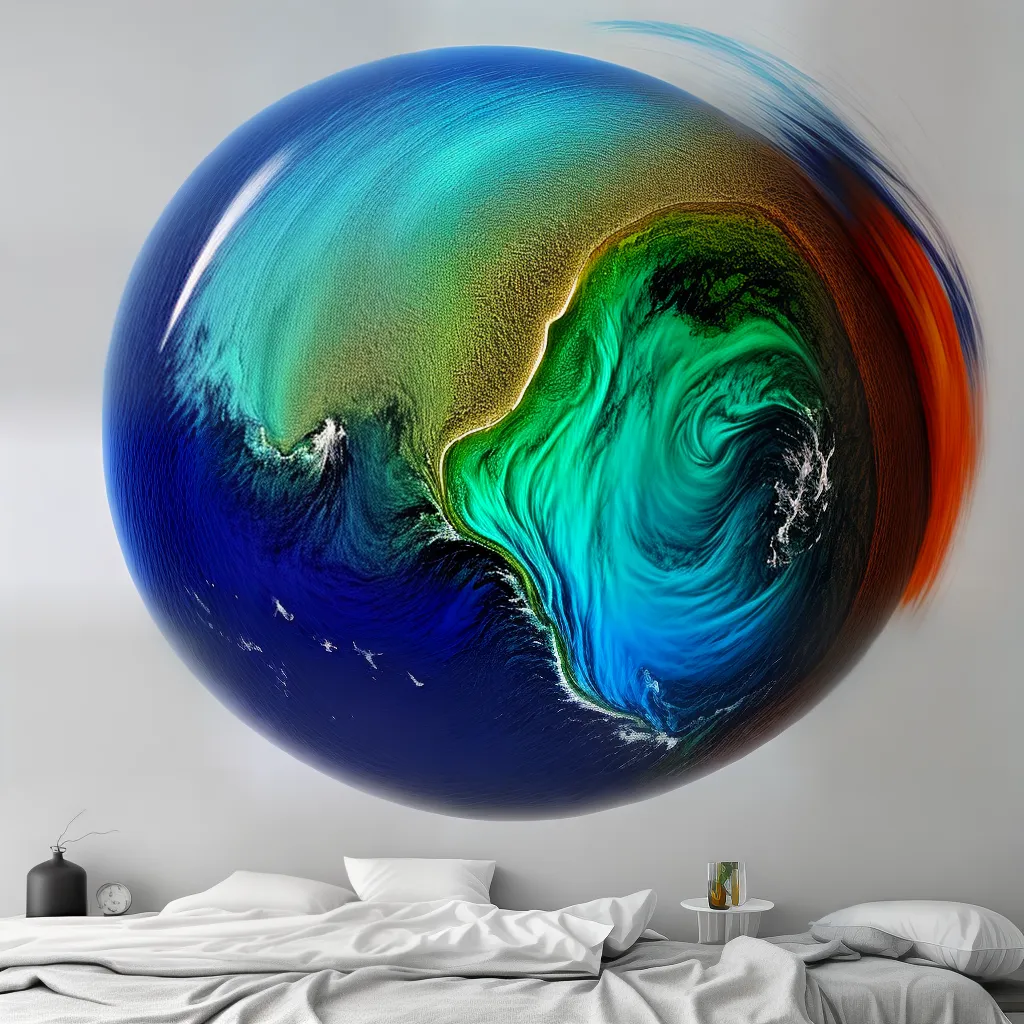 quarto elegante contraste cinza azul
