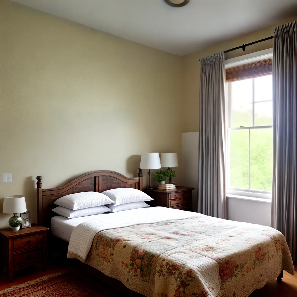 quarto rustico campo cama madeira 1