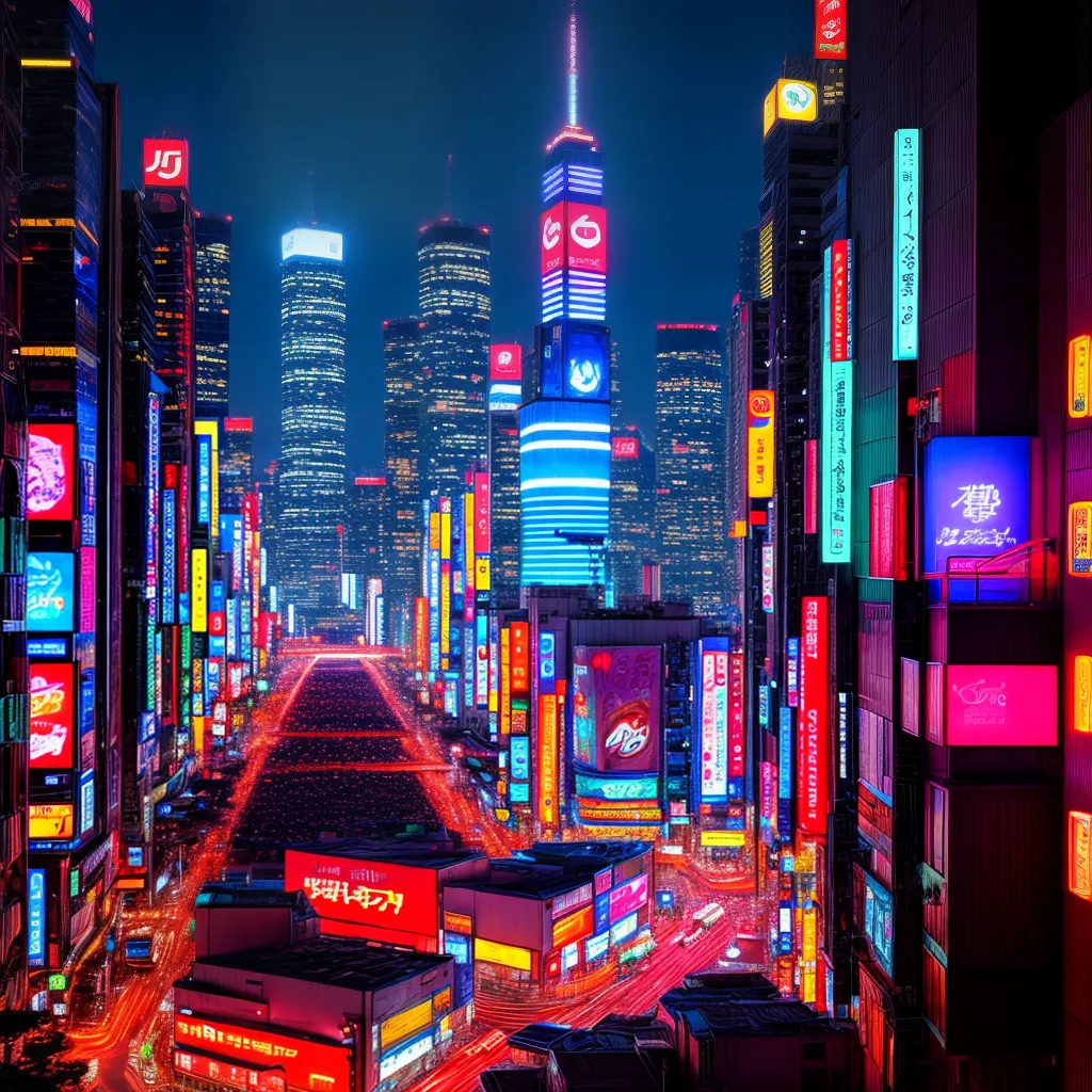 cidade japonesa neon juventude jpop