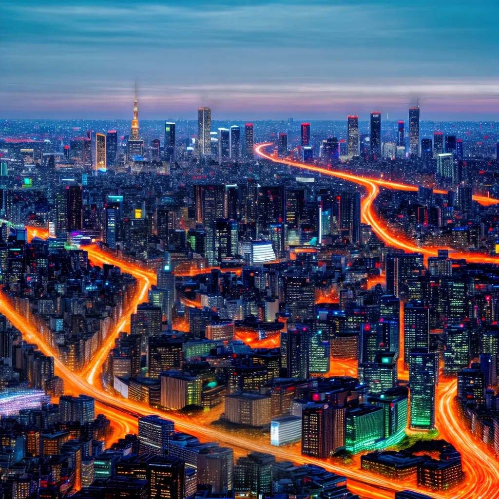 tokyo cidade colorida jpop landmarks