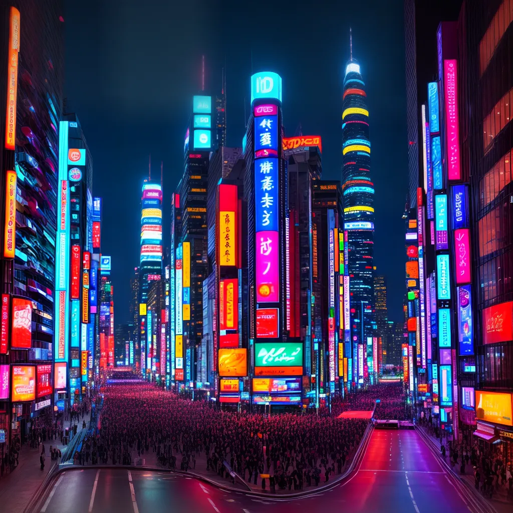 cidade japonesa neon musica jpop 1