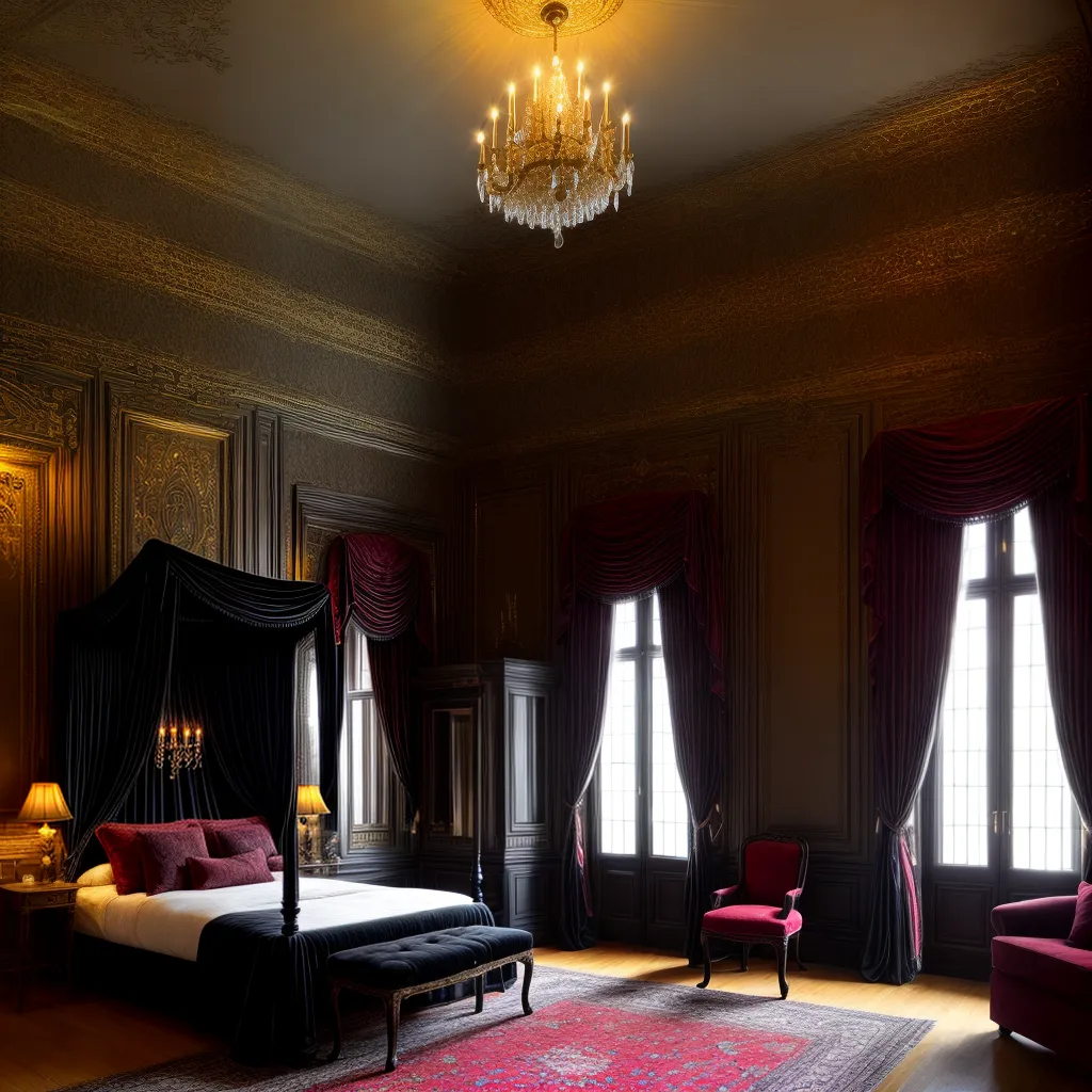 quarto gotico cama veludo rosa quarto gotico cama veludo rosa