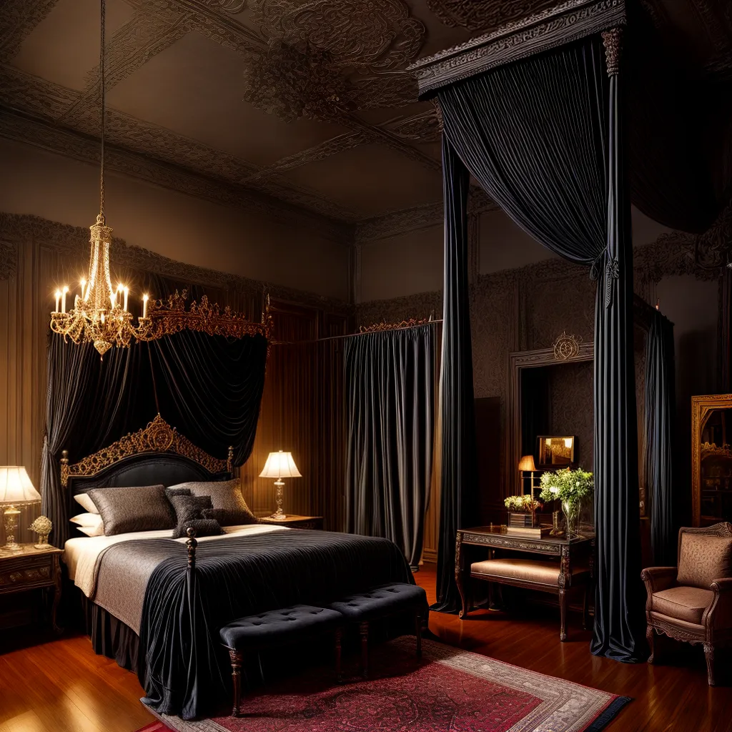 cama dossel gotico veludo sombra cama dossel gotico veludo sombra