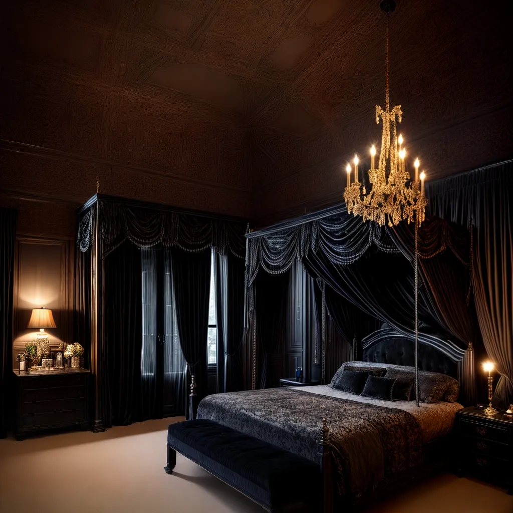 quarto gotico veludo ferro cristais quarto gotico veludo ferro cristais
