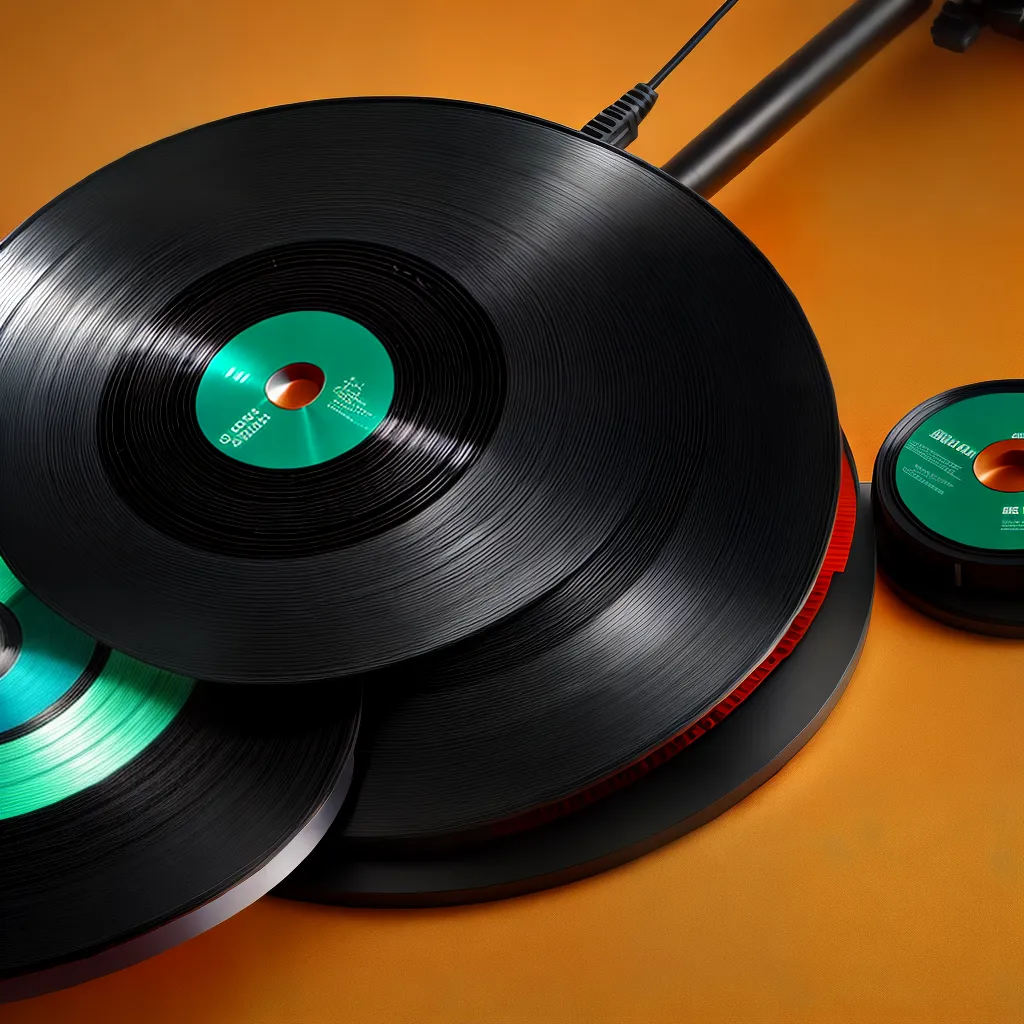 estante vitrolas coloridas discos vinil