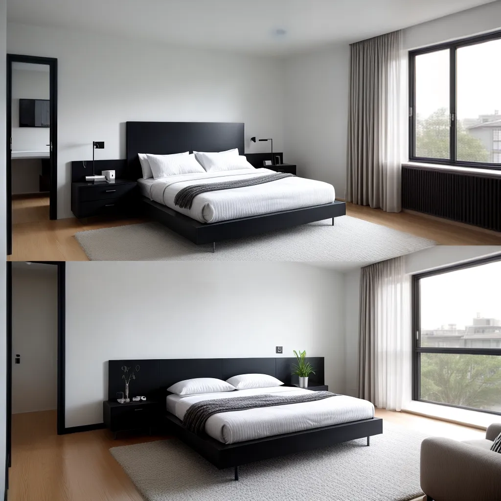 quarto minimalista bauhaus decoracao 1