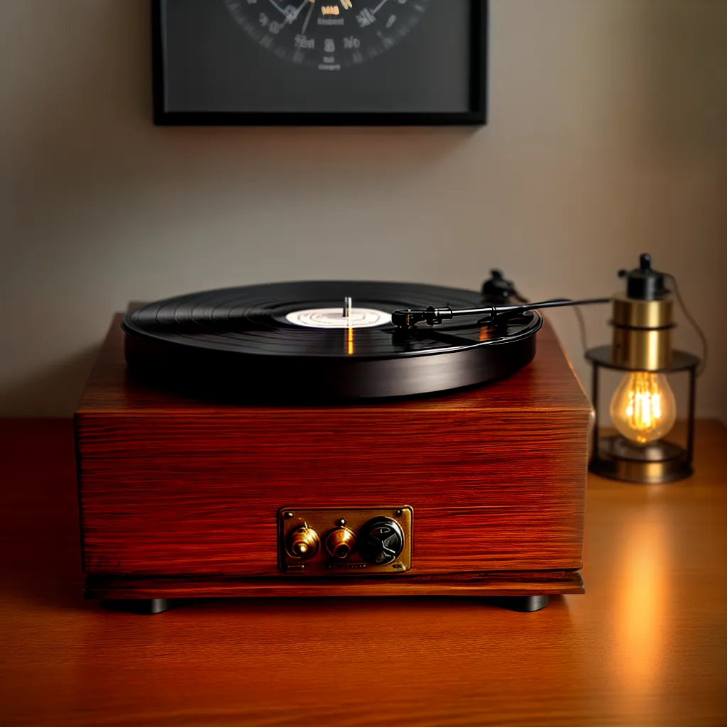 tocador vinil escritorio vintage 1