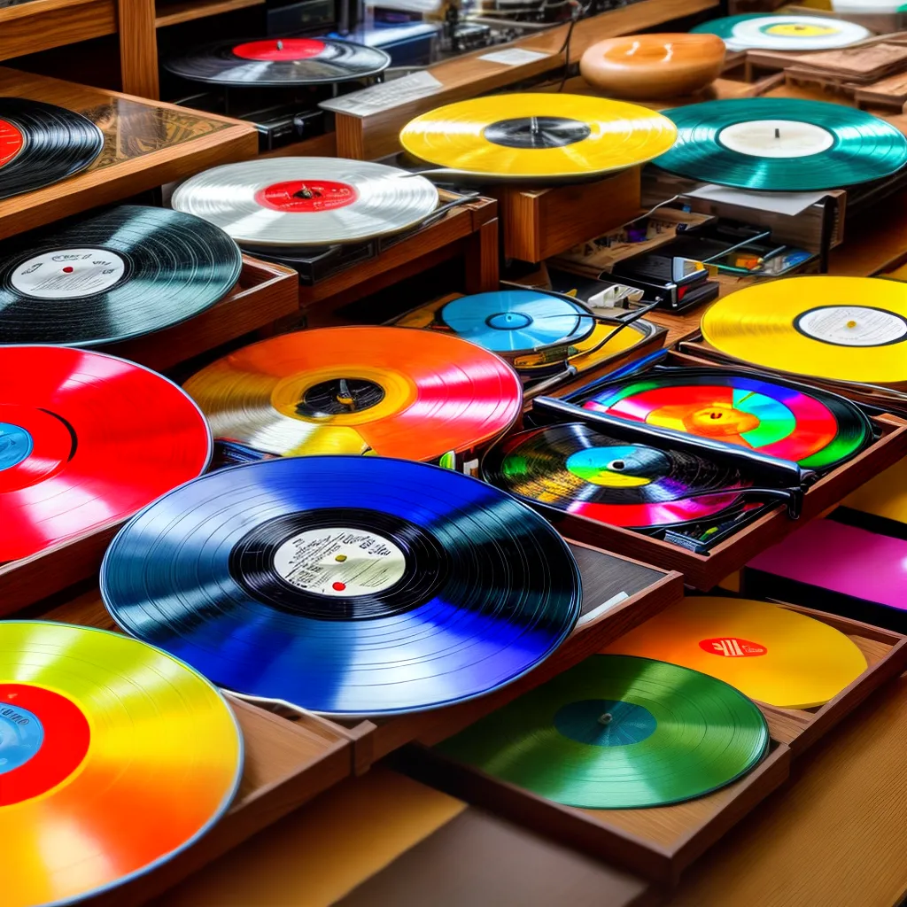 colecao discos vinil estante madeira
