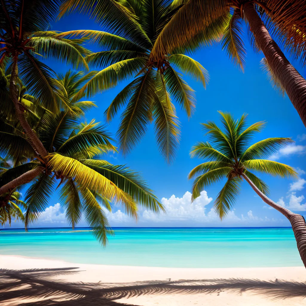 praia tropical palmeiras reggae celular 1