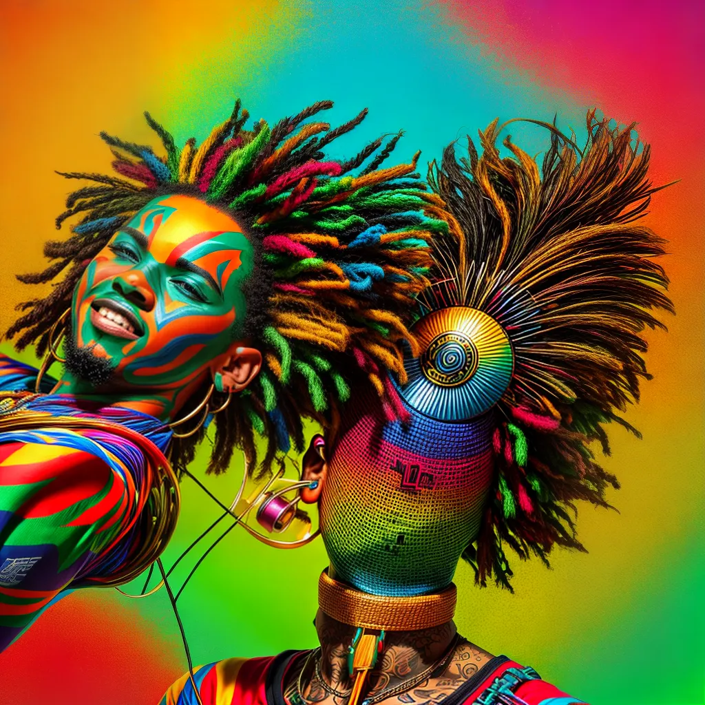 papel de parede reggae vibrante 7