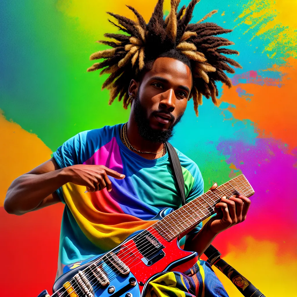 papel de parede reggae vibrante 8
