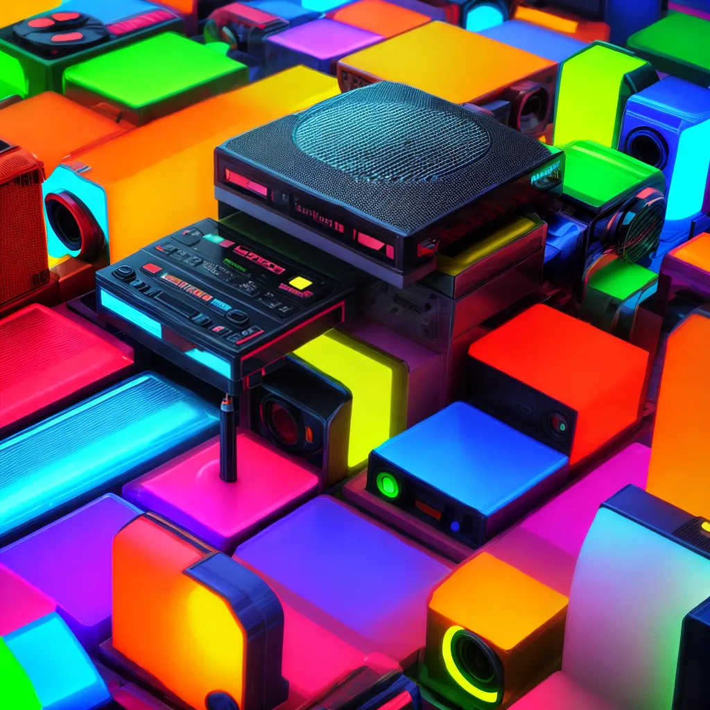 celular retro synthpop wallpapers neon