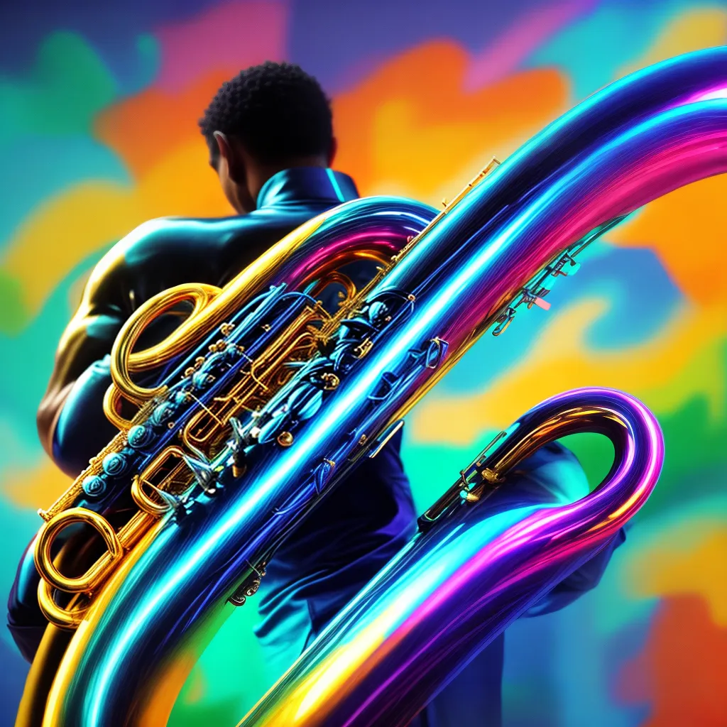 papel de parede jazz saxofonista notas