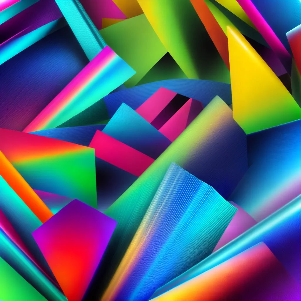 wallpaper animado geometrico vibrante