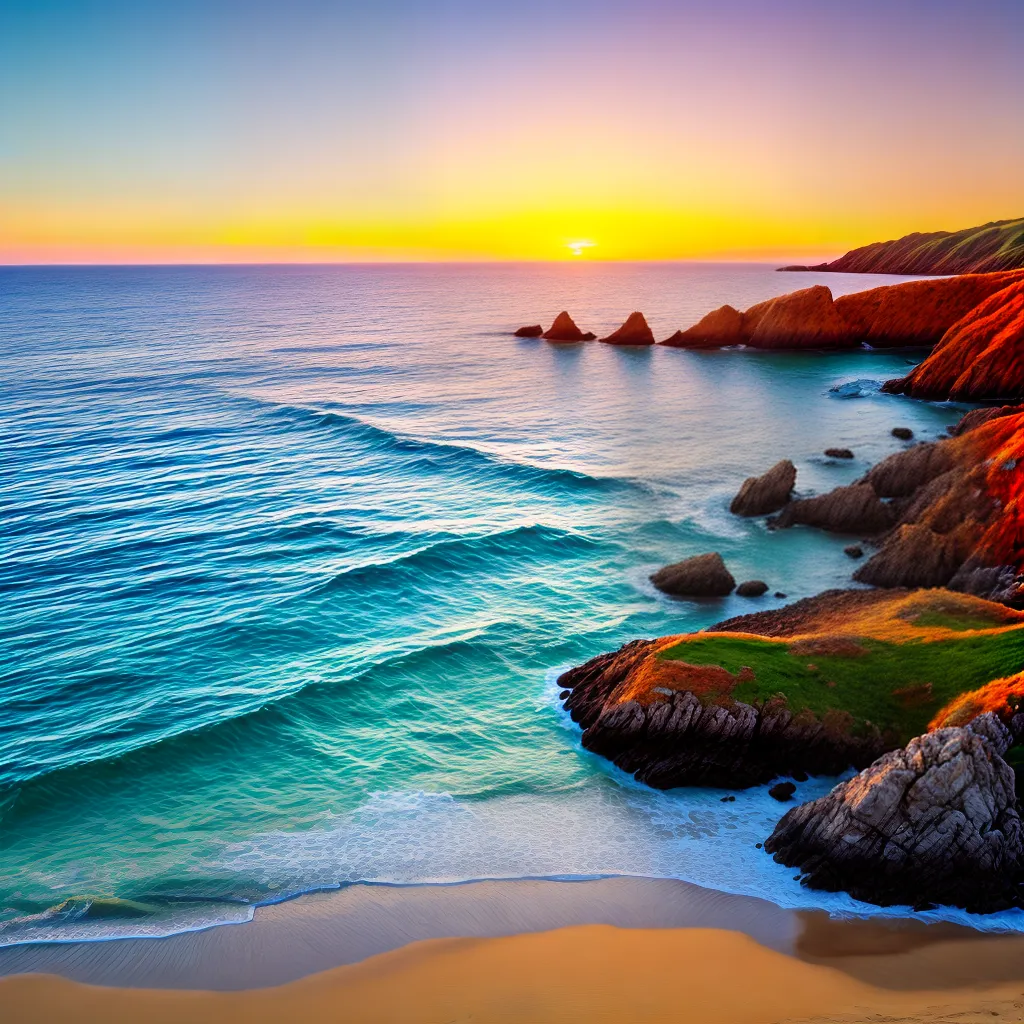 papel de parede por do sol praia 15