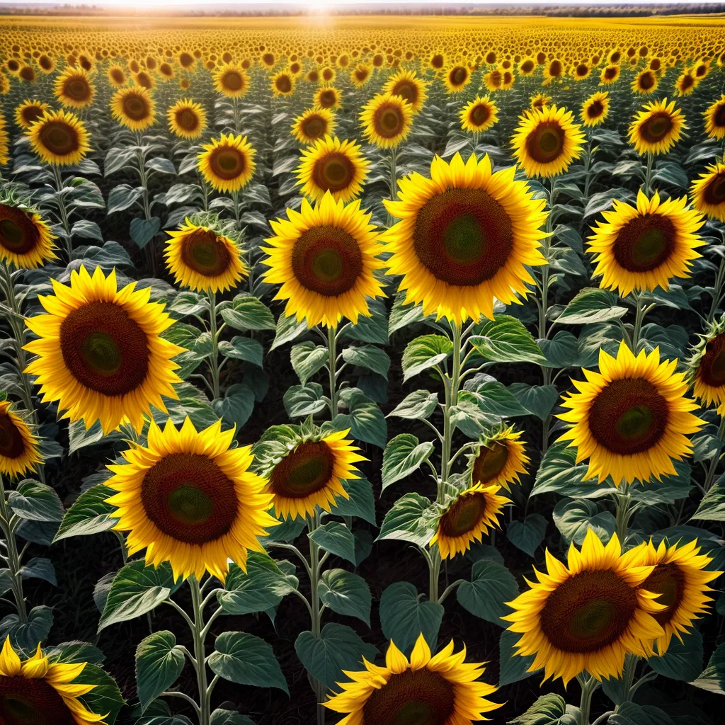 campo girasol sol positividade