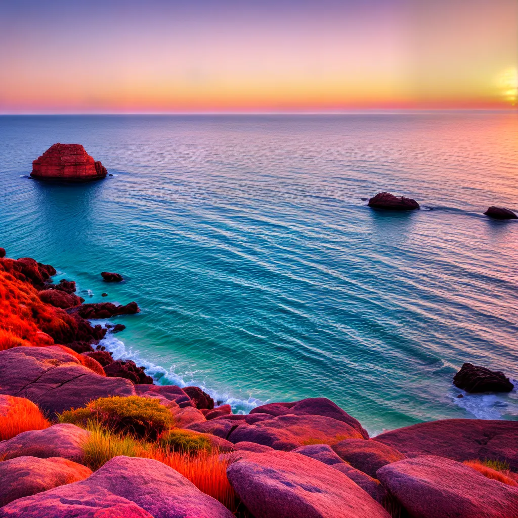 papel de parede por do sol praia 18