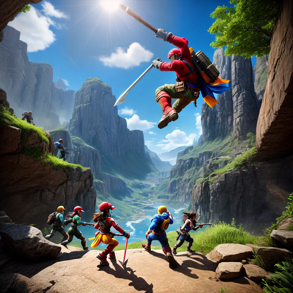 personagens jogos video coloridos papel de parede