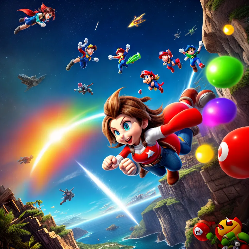 papel de parede games personagens iconicos