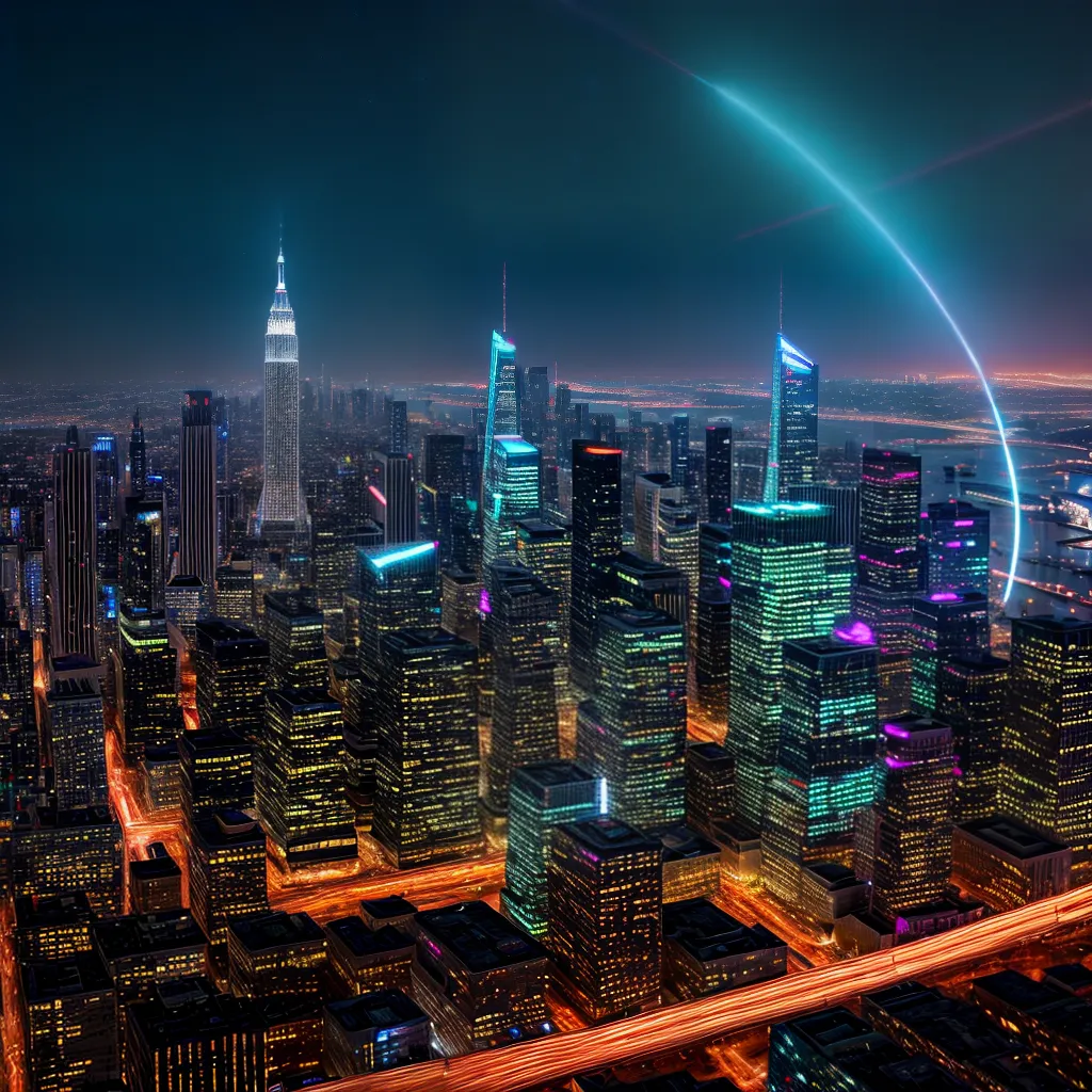 cidade futurista arranha ceus carros voadores 1 cidade futurista arranha ceus carros voadores 1
