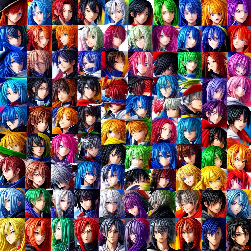 anime personagens coloridos emocoes jornadas