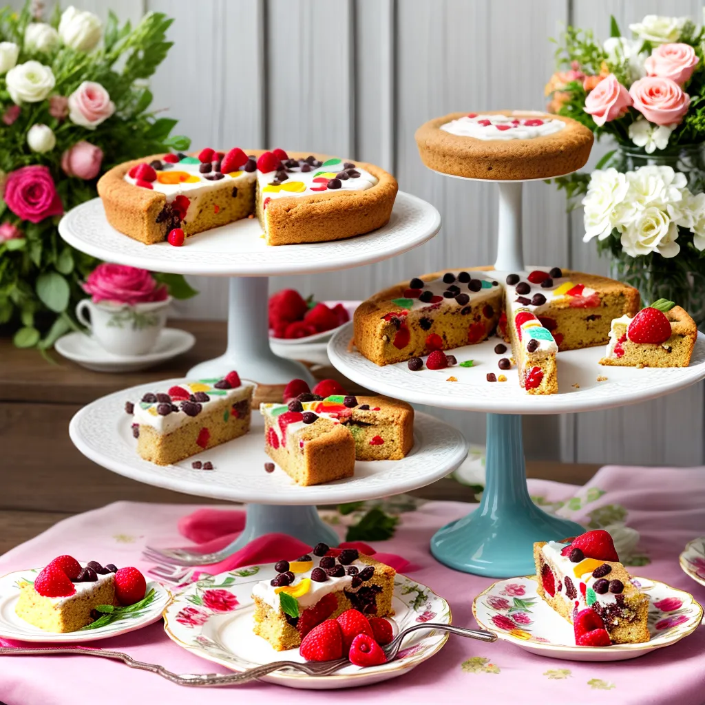 bolos doces vintage cha flores