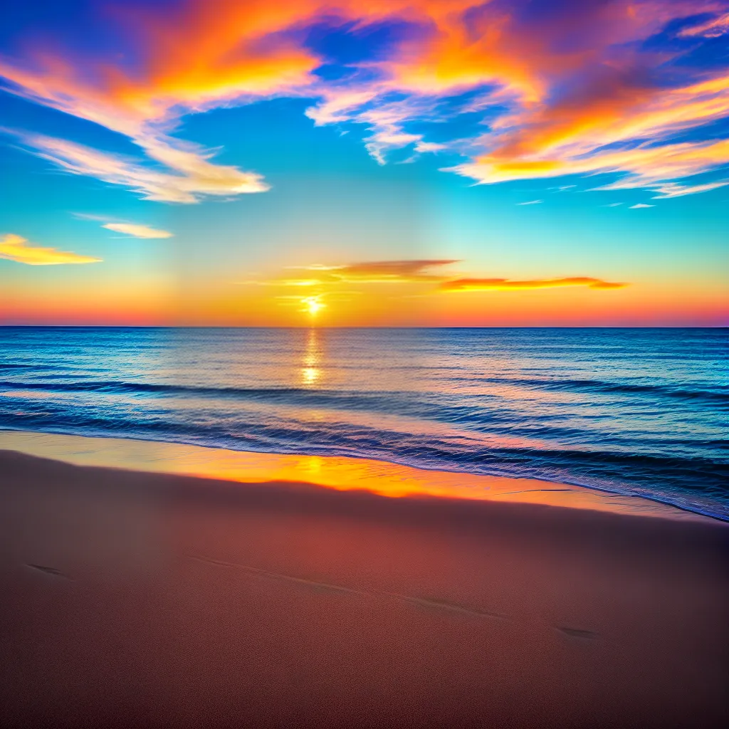 por do sol praia acredite em voce