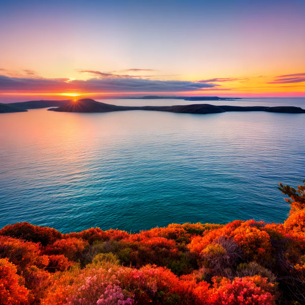 nascer do sol oceano positividade