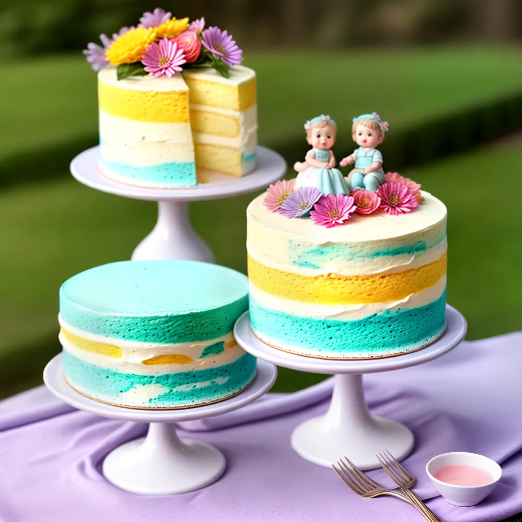 bolo pastel flores topo babyshower