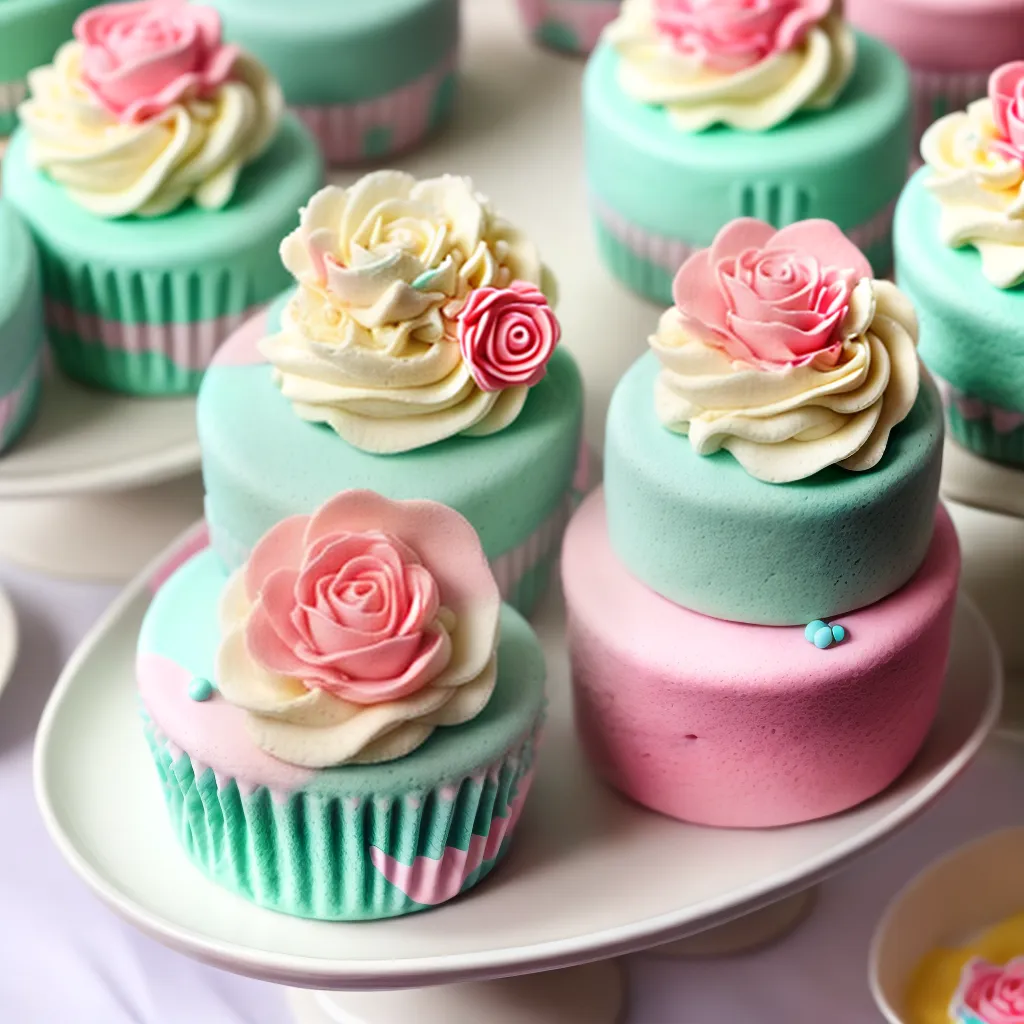 bolo pastel flores fondant cha bebe