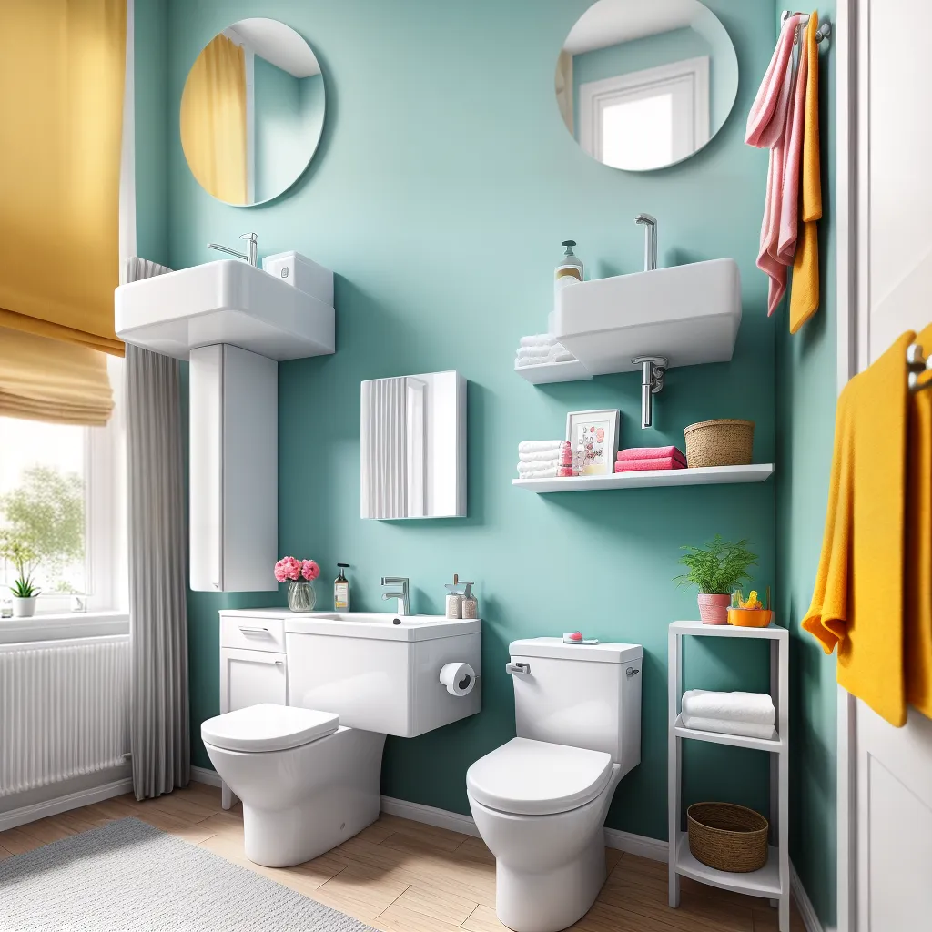 banheiro infantil colorido divertido 9 banheiro infantil colorido divertido 9