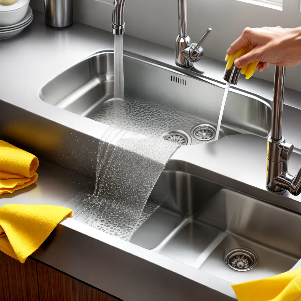 pia aco inox limpeza higiene