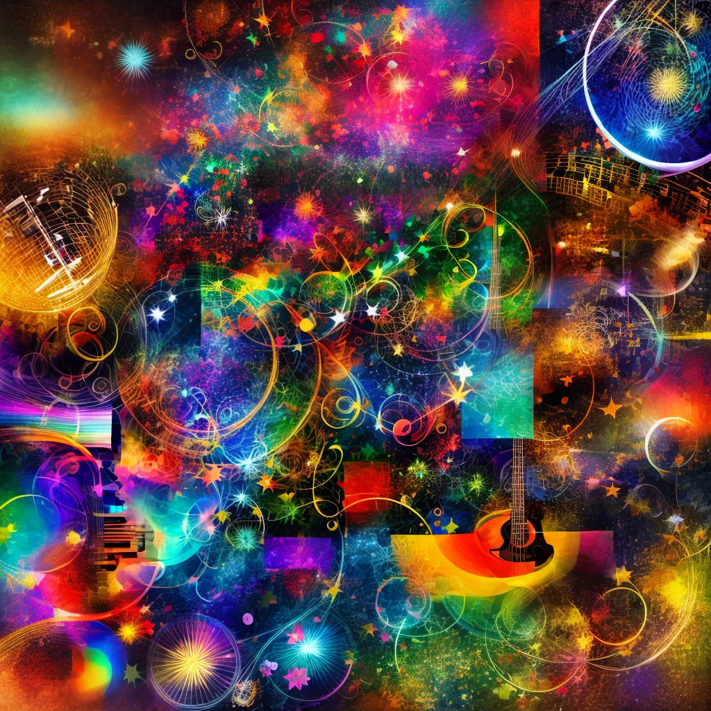 papel de parede musica vibrante